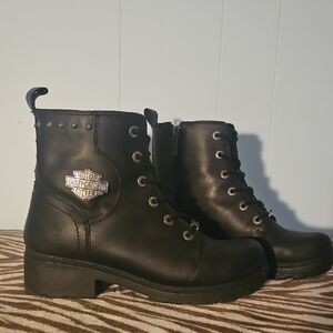 Harley-Davidson Women's Black Moto Boots